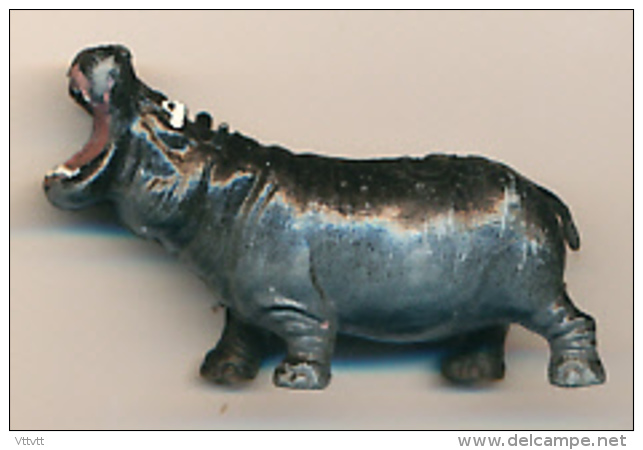 Figurine, Animaux : Hippopotame (2 Scans) - Other & Unclassified