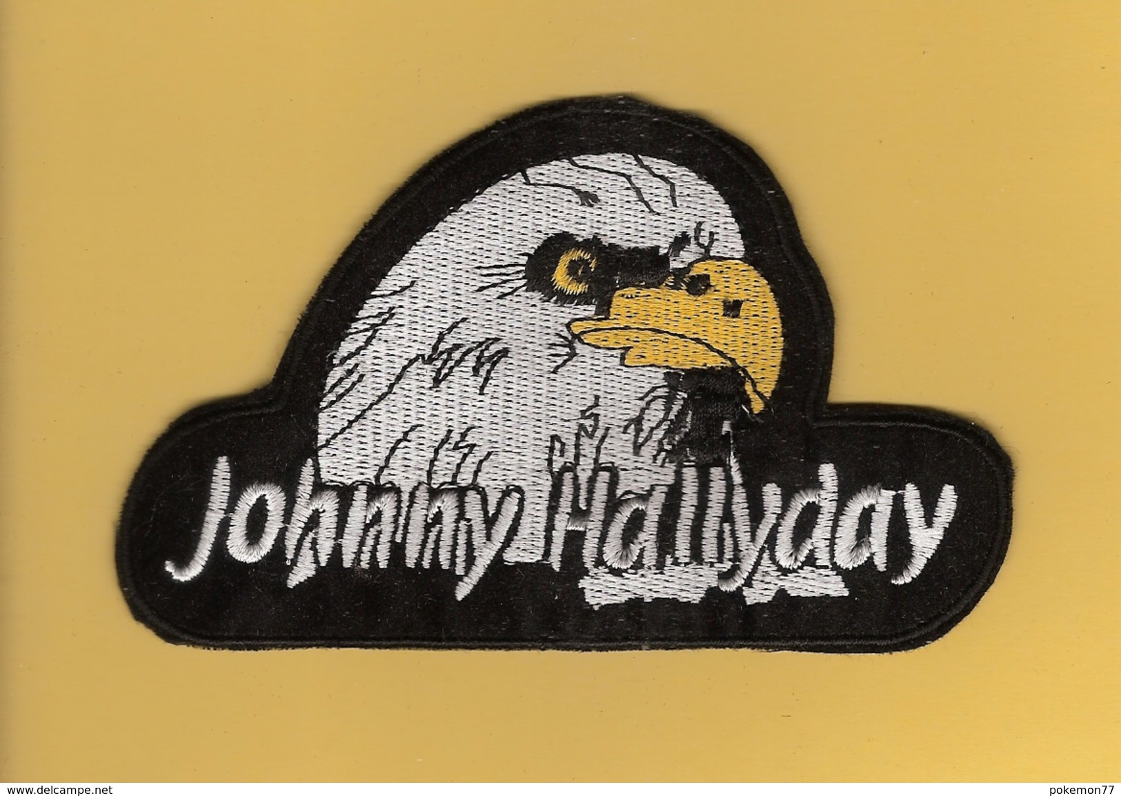 *  Patch En Tissu : Johnny HALLIDAY..Scan B : Voir Scans Recto Et Verso - Scudetti In Tela