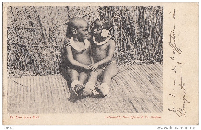 Afrique Du Sud - Enfants Parure Collier - Postmarked Umzinto Natal 1905 - Afrique Du Sud