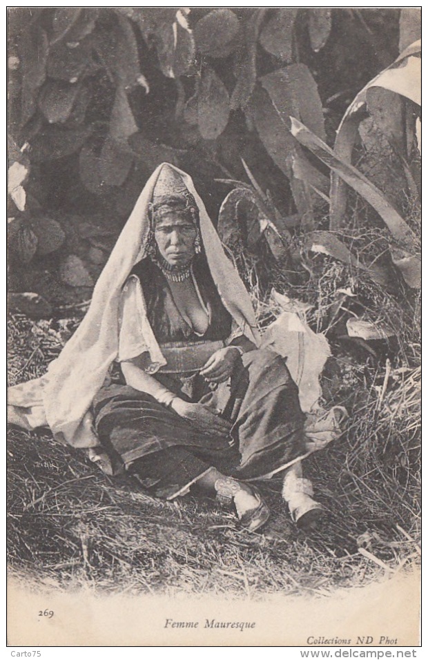 Algérie - Femme Costume Bijoux - Cactus - Femmes