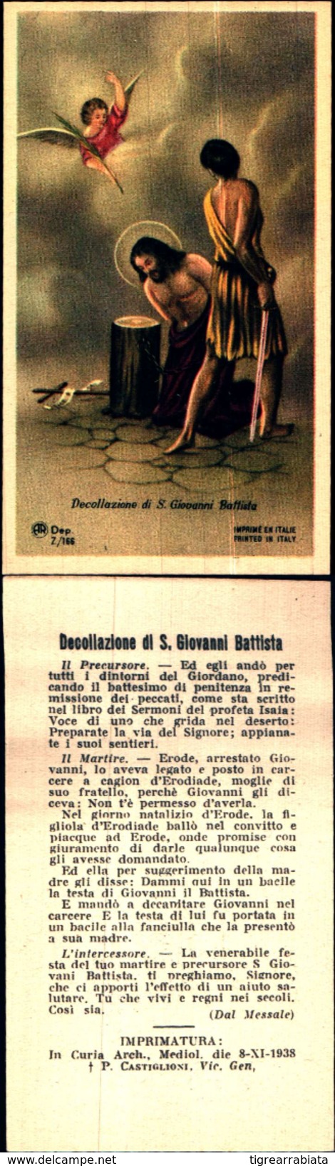 502Oa)    SAN GIOVANNI BATTISTA -DECOLLAZIONE - Santi