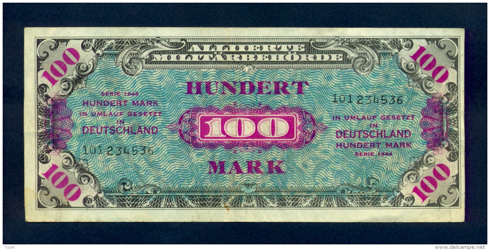 Banconota Germania 100 Mark 1944 FDS - Zu Identifizieren