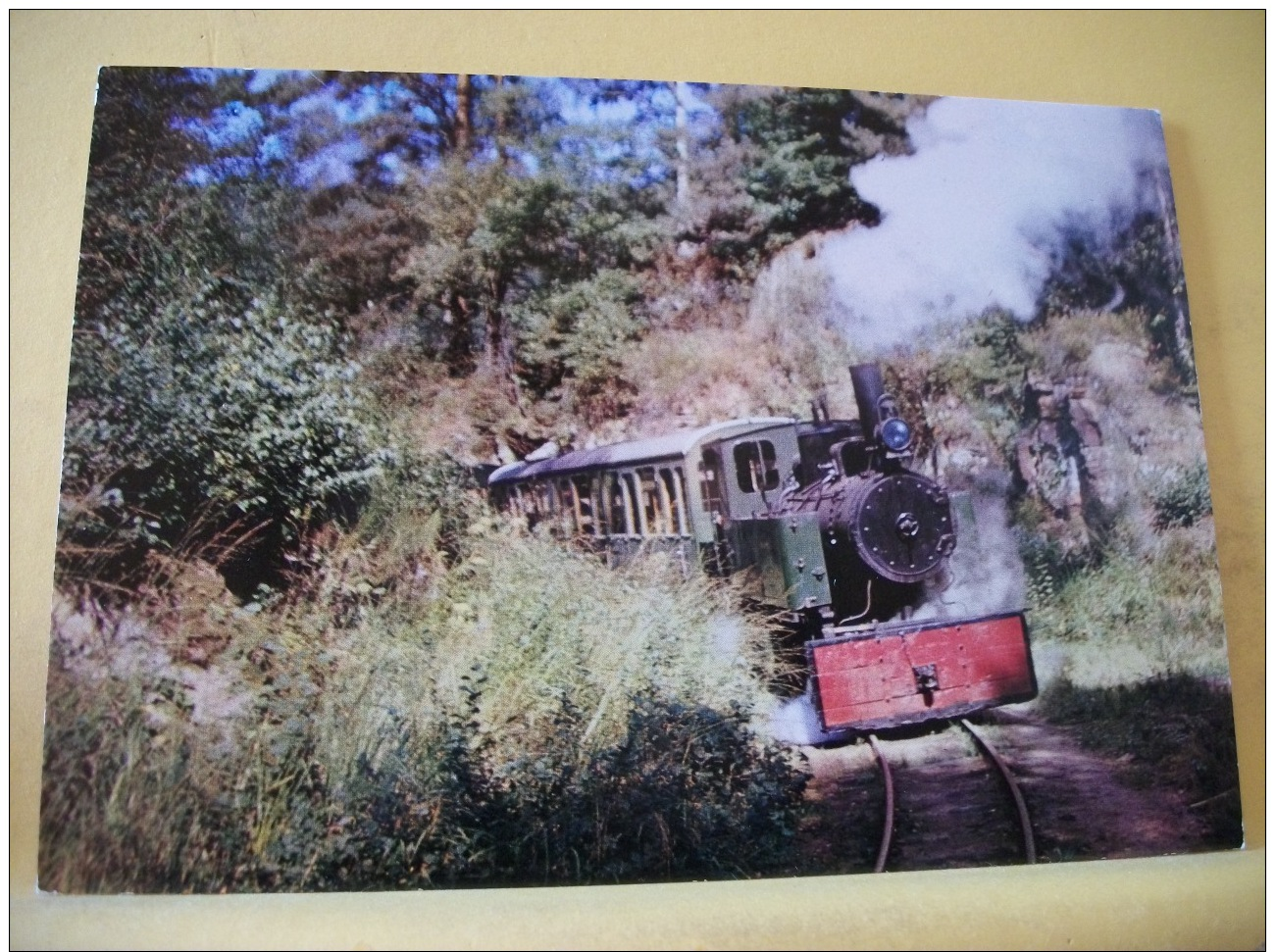 TRAIN 7102 - VUE 04/07 SERIE DE 7 CARTES SUR LE PETIT TRAIN FORESTIER D'ABRESCHVILLER EN MOSELLE - Trains