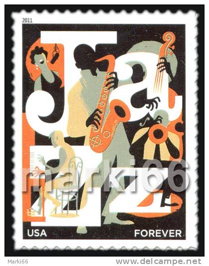 USA - 2011 - Jazz - Mint Stamp - Nuovi