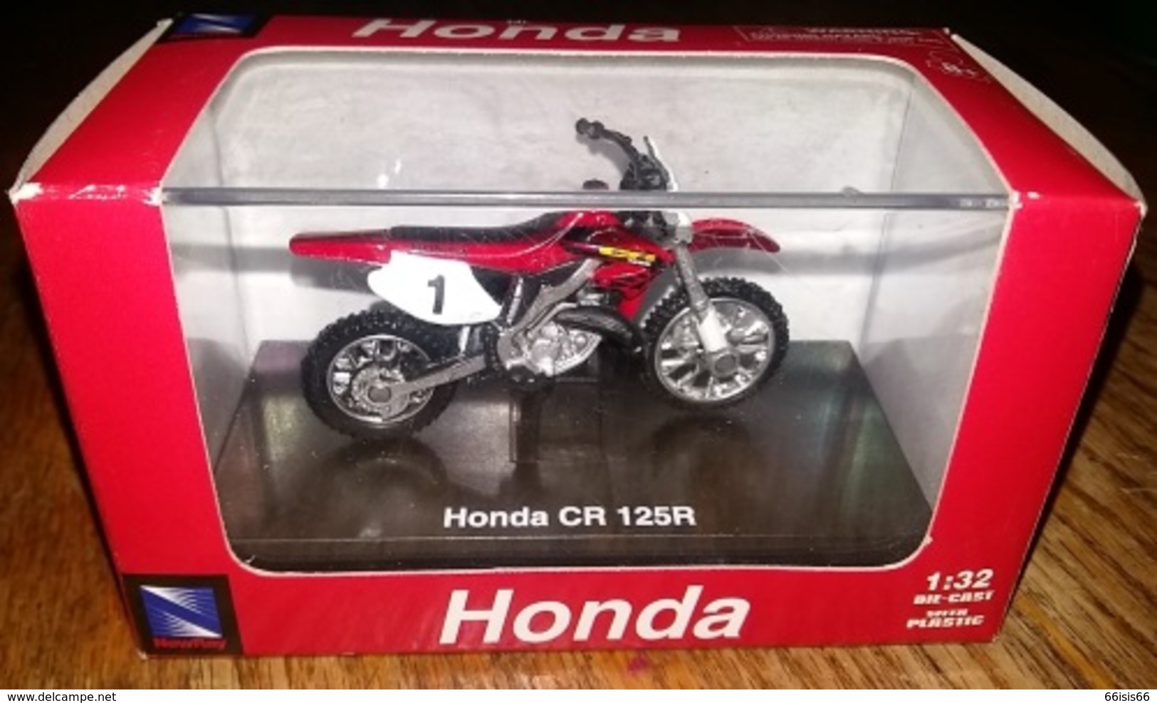 Honda Cr 125R Newray 1/32 En Boite,en Excellent Etat ! - Motor Bikes