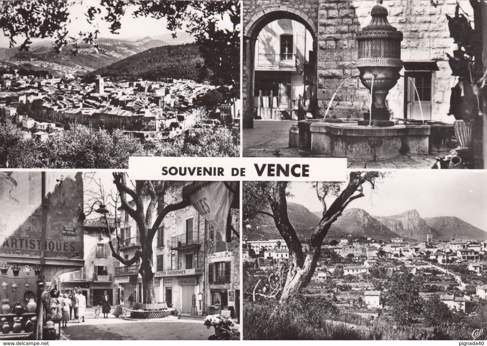 G , Cp , 06 , VENCE , Souvenir , Multi-Vues - Vence