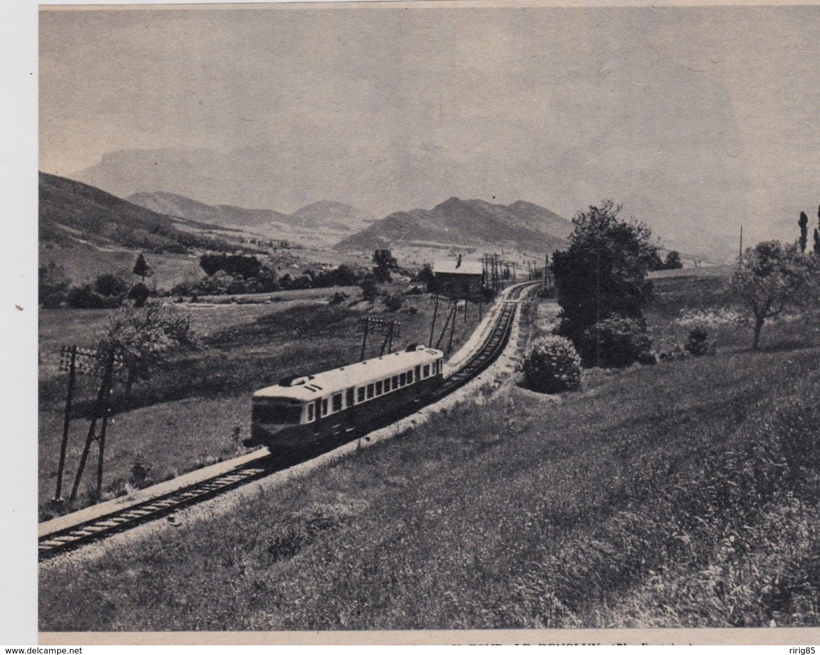 1962  --  ISERE 38 --   L AUTORAIL 1890 PASSE AU COL DU FAU    3C.017 - Verzamelingen