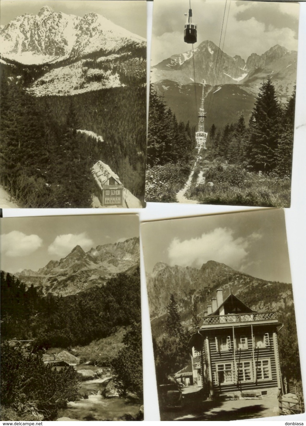 Vysoké Tatry - Tatransky Narodny Park. Lot 11 Postcards B/w Cm 10,5/14,5 (see Scans) - Slovacchia