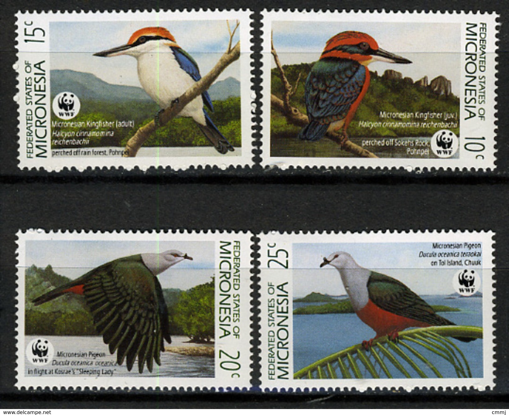 1990 - MICRONESIA -  Catg.. Mi. 171/177 -  NH - (I-SRA3207.32) - Micronesia