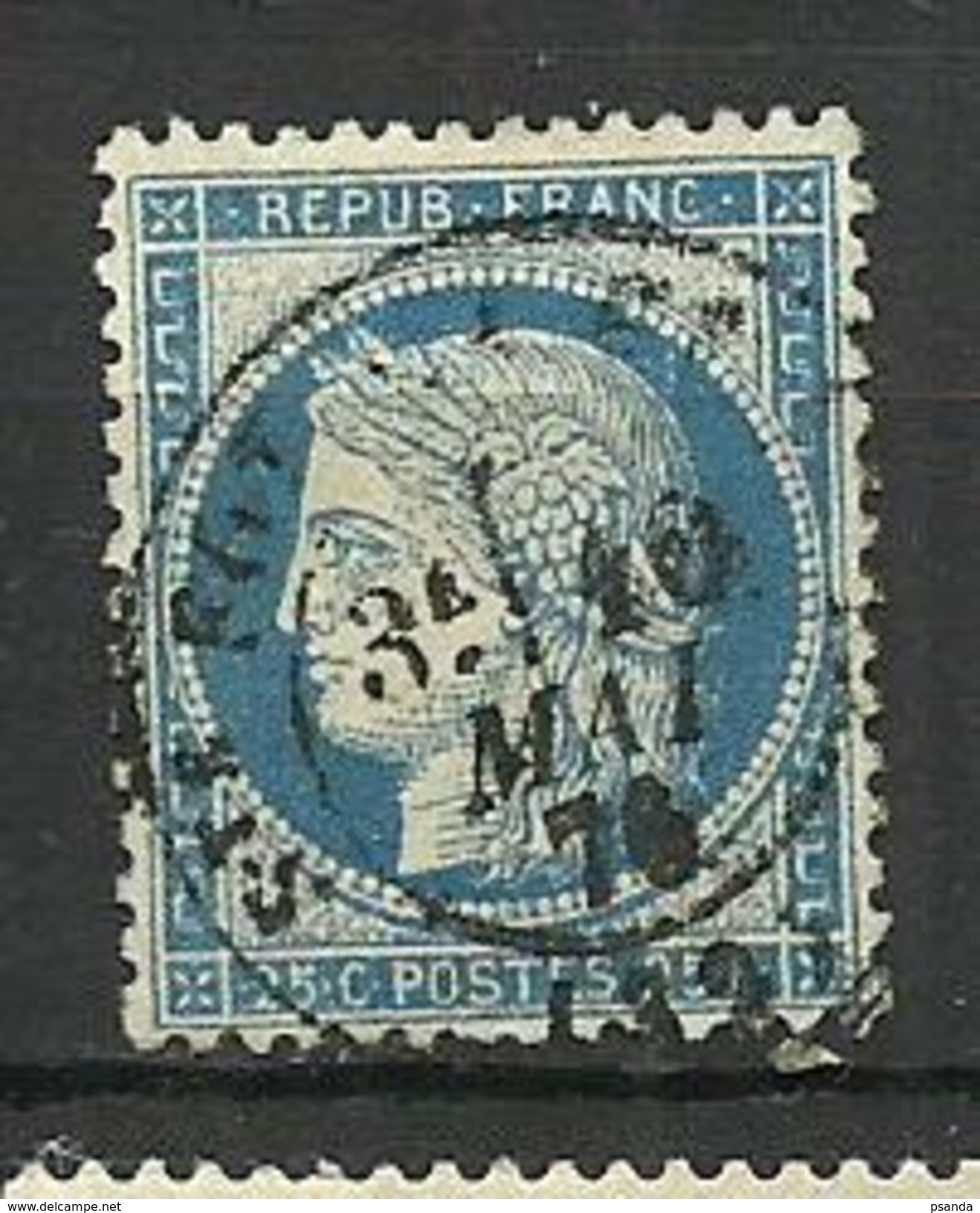France  1876 Canc - Used