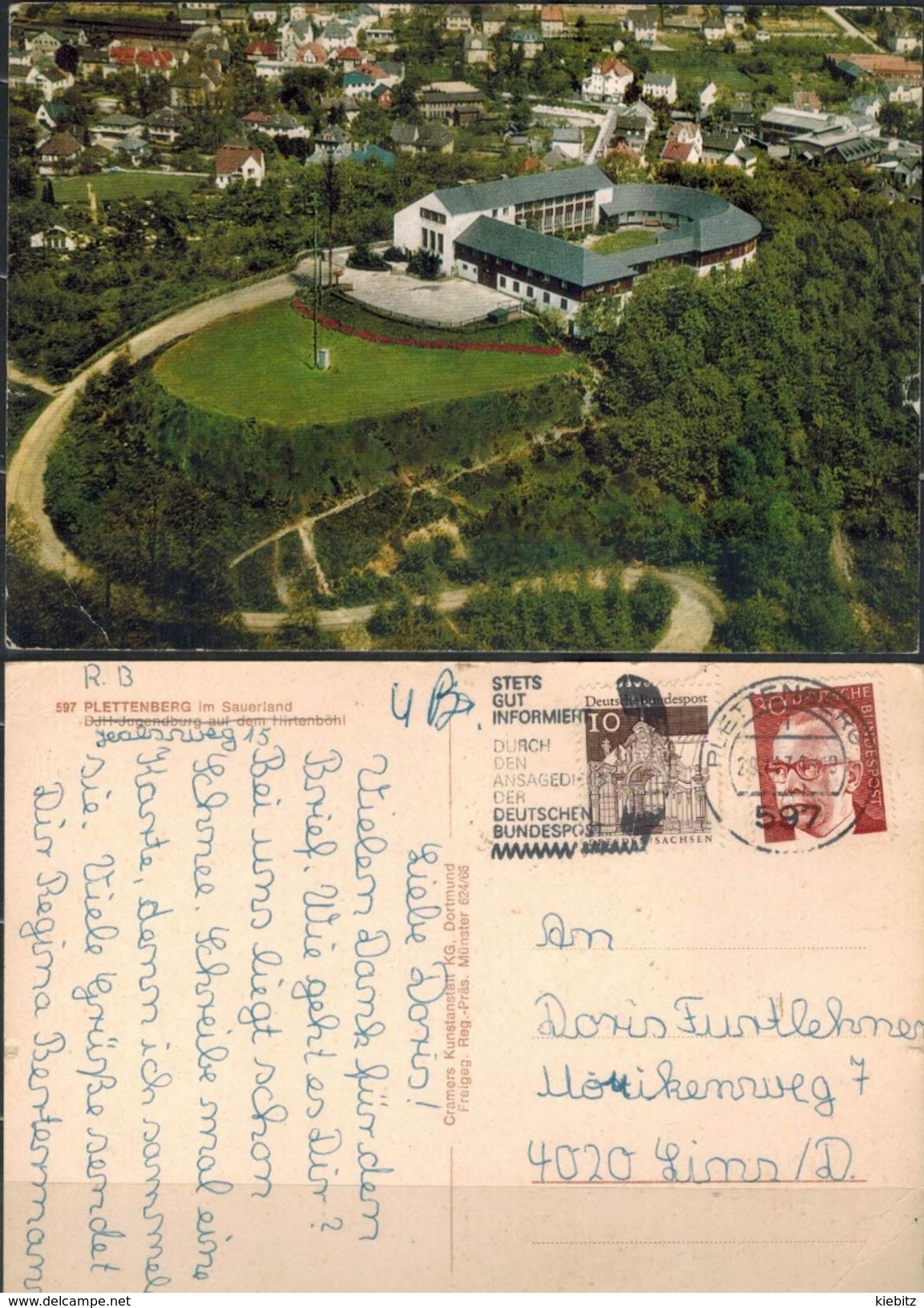 NRW - Plettenberg - Jugendburg  SStmp. Gelaufen 1971 - Plettenberg