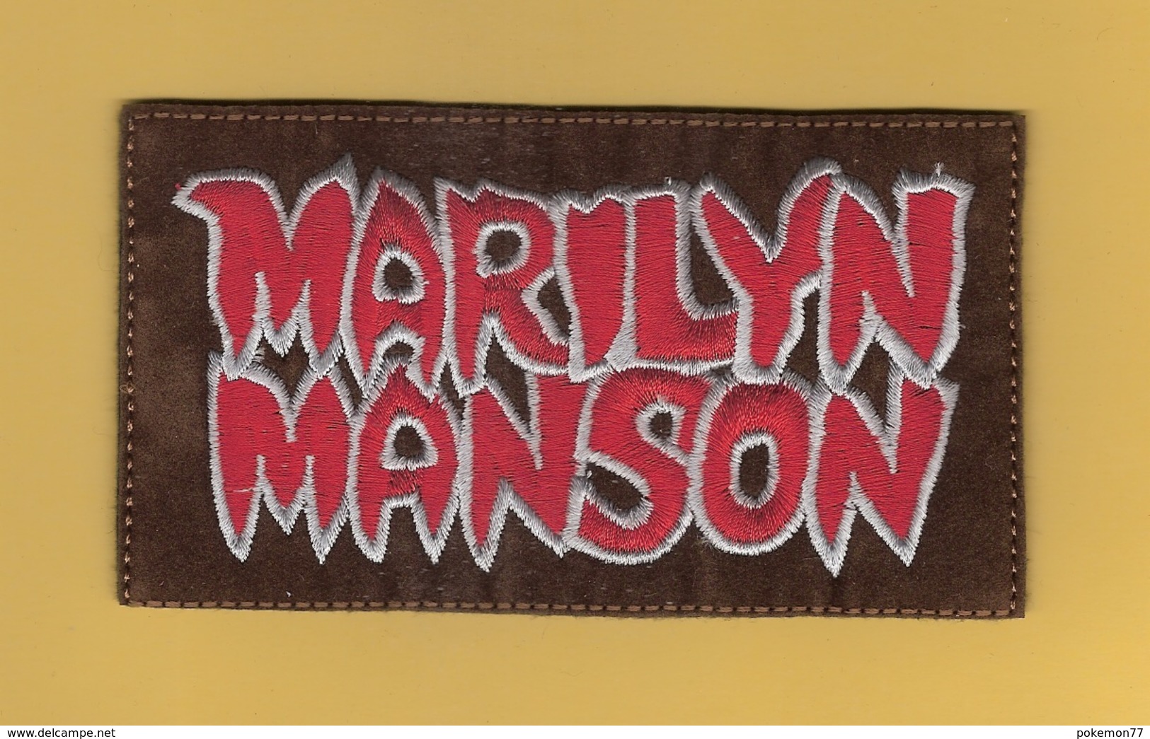 *  Patch En Tissu :  Marilyn MANSON..Scan J : Voir Scans Recto Et Verso - Ecussons Tissu