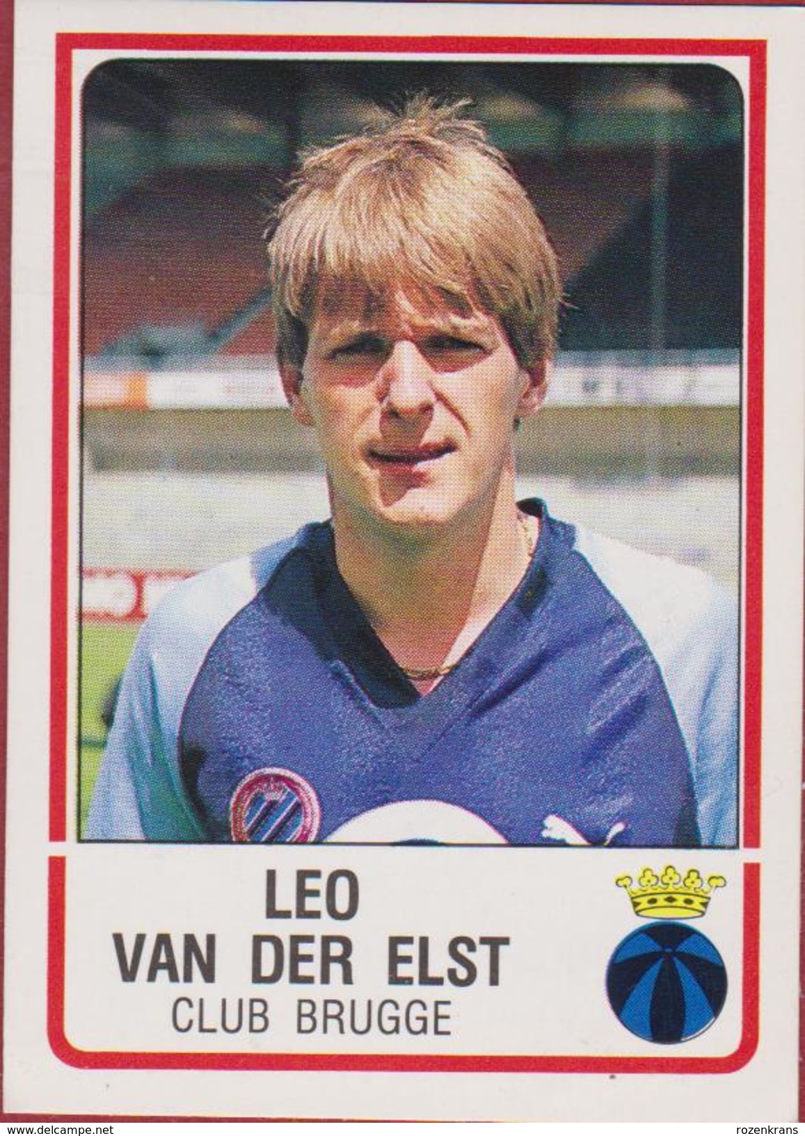 Panini Football 86 Voetbal Belgie Belgique 1986 Sticker Figurine Autocollant Club Brugge Nr. 104 Leo Van Der Elst - Sports