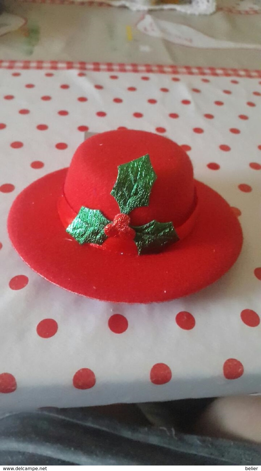 MINI CHAPEAU ROUGE DE POUPEE - Other & Unclassified