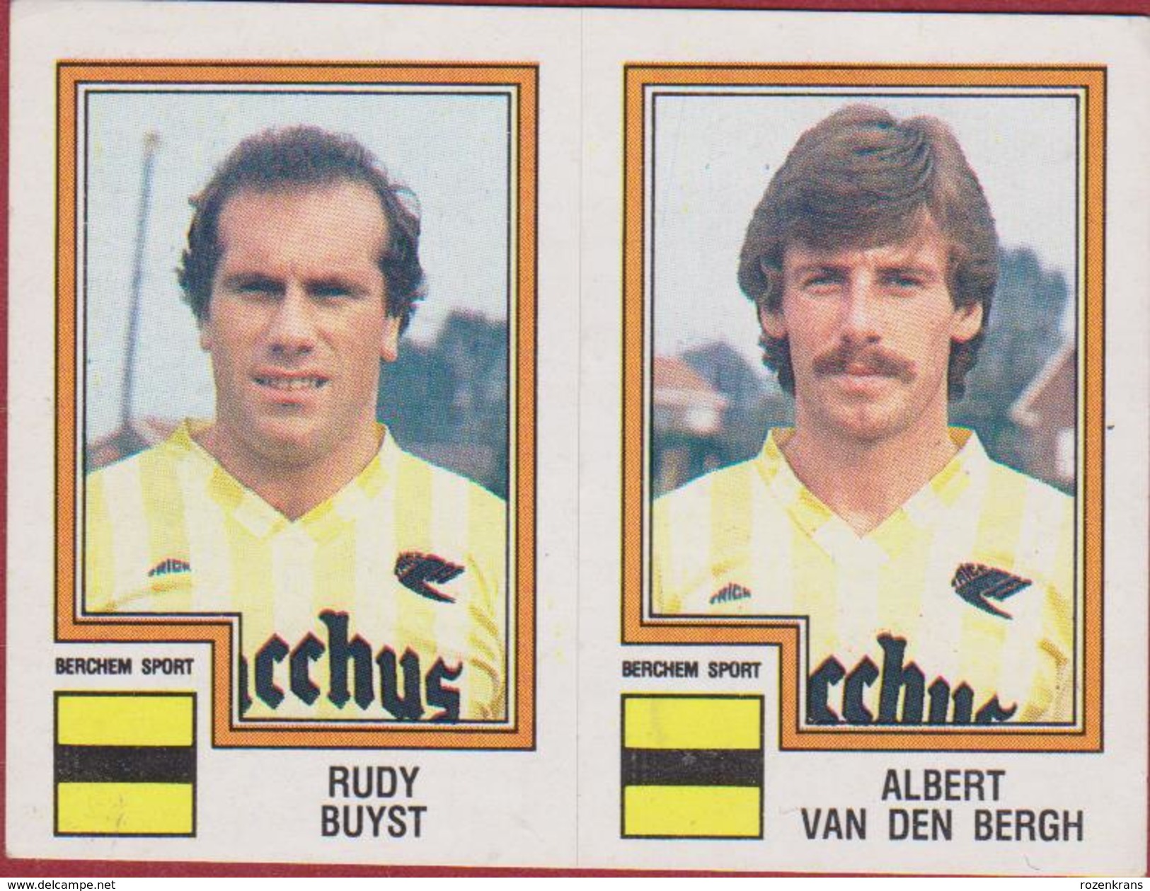 Panini Football Belgique Belgie 84 1984 Koninklijke Berchem Sport KBS Sticker Nr. 361 Rudy Buyst Albert Van Den Bergh - Sports