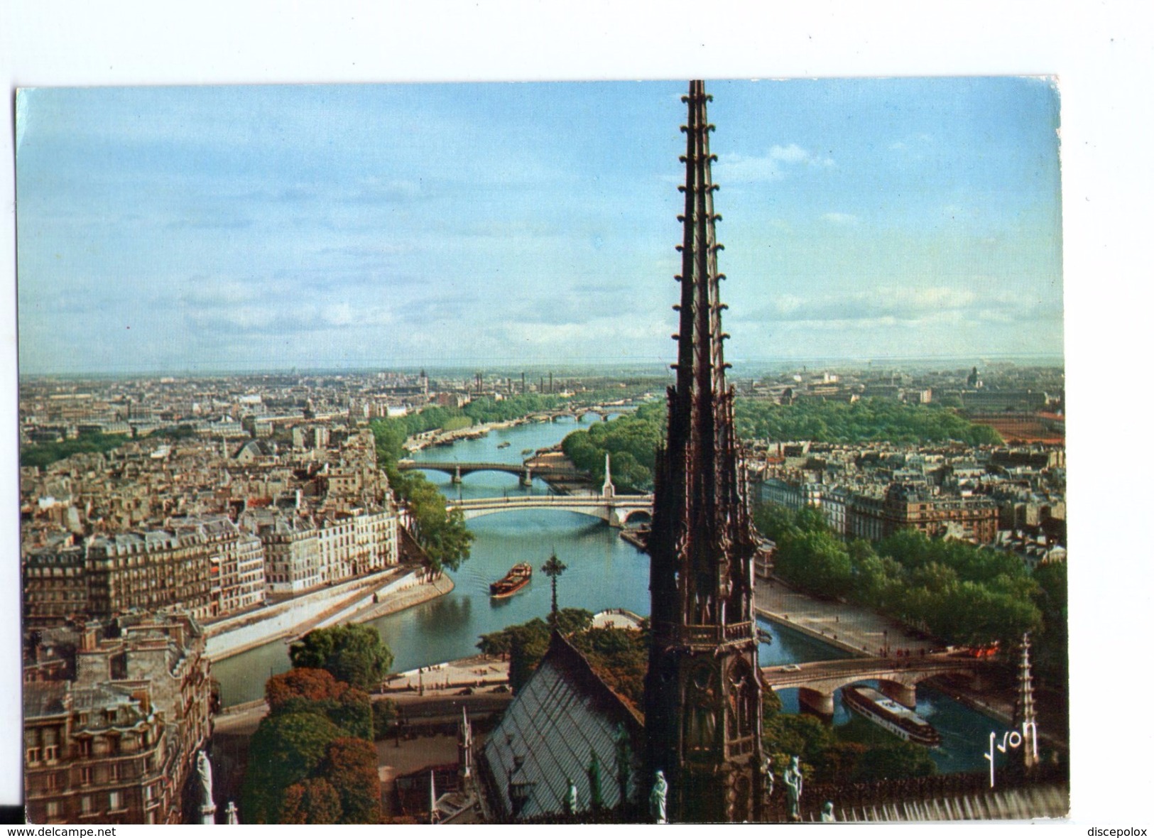 S2736 POSTCARD: [75] Paris > Notre Dame De Paris, Panorama Sur La Seine - " Couleurs Et Lumiere De France" Series - Notre Dame De Paris