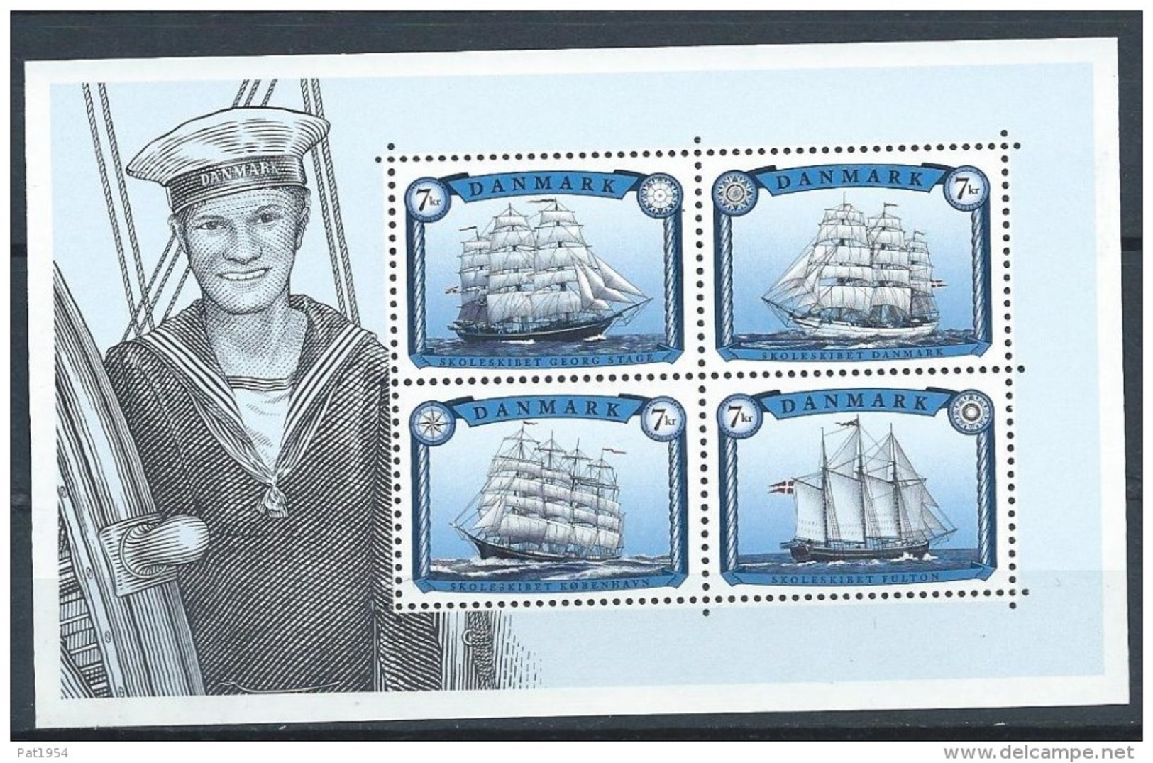 Danemark 2015 Bloc Neuf Bateaux Voiliers - Blocks & Sheetlets