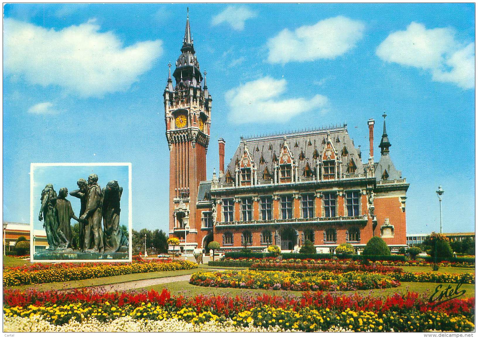 CPM - 62 - CALAIS - L'hôtel De Ville, Ses Jardins Fleuris - Calais