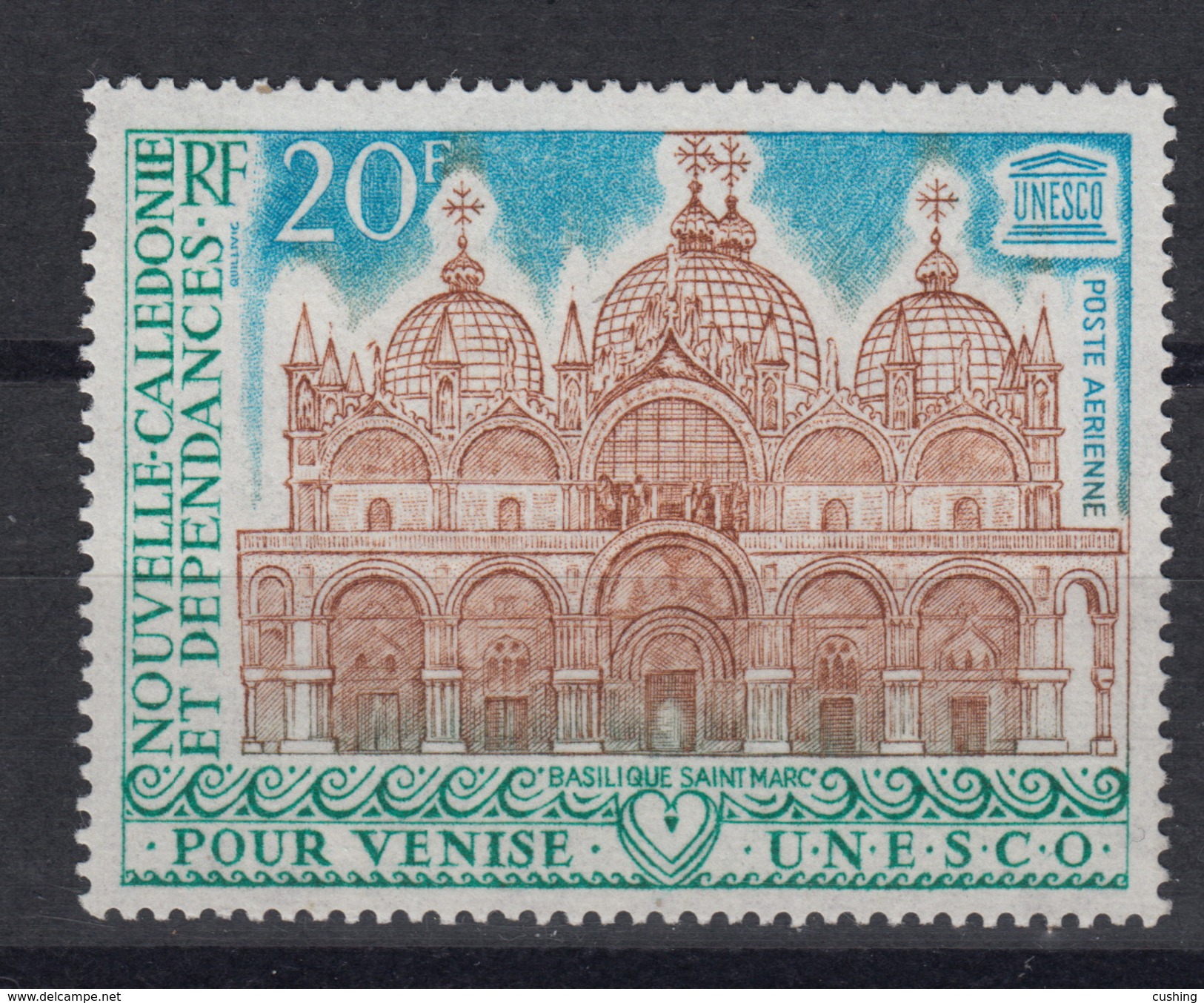 New Caledonia: Yvert Airmail 127 MNH &ndash; San Marco (Venice)  - (1972) - Unused Stamps