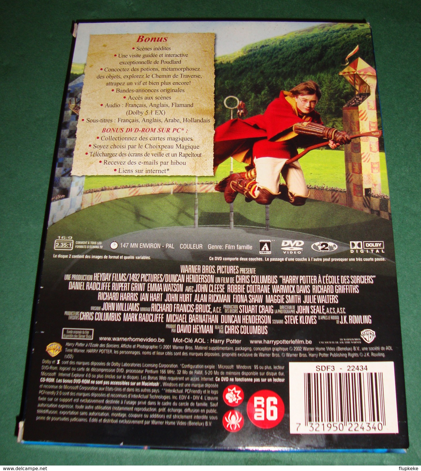 Dvd Zone 2 Harry Potter à L'école Des Sorciers (2001) Édition 2dvd Harry Potter And The Sorcerer's Stone Vf+Vostf - Ciencia Ficción Y Fantasía