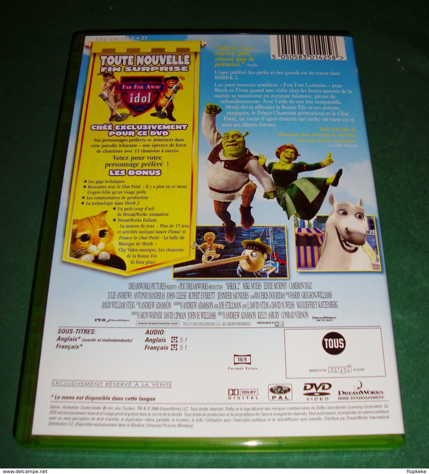 Dvd Zone 2 Shrek 2 (2004) Vf+Vostfr - Cartoons