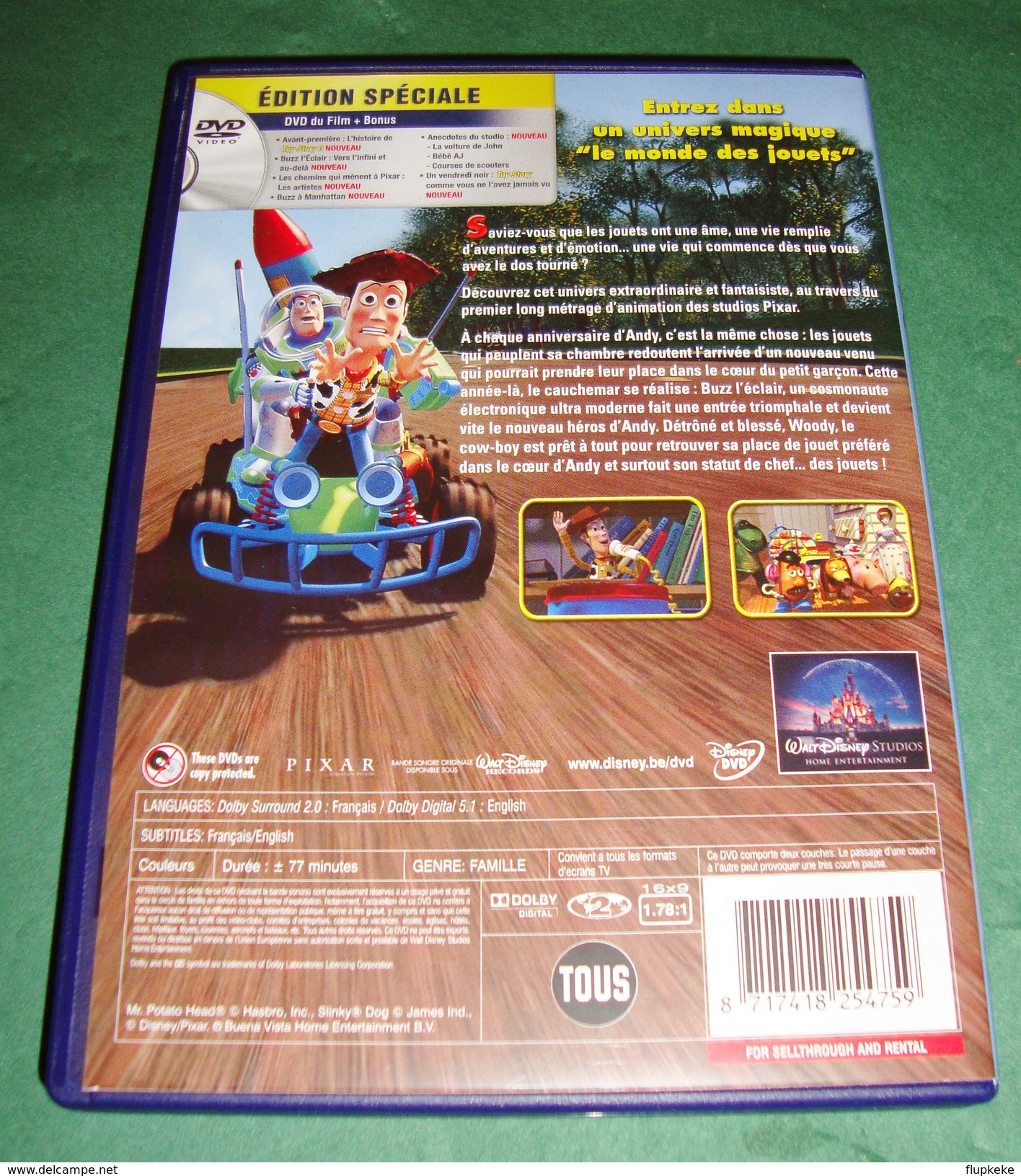 Dvd Zone 2 Toy Story (1995) Édition Exclusive Spéciale Vf+Vostfr - Dibujos Animados