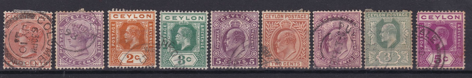 BRITISH COLONY CEYLON 1872-1912 - Ceylan (...-1947)