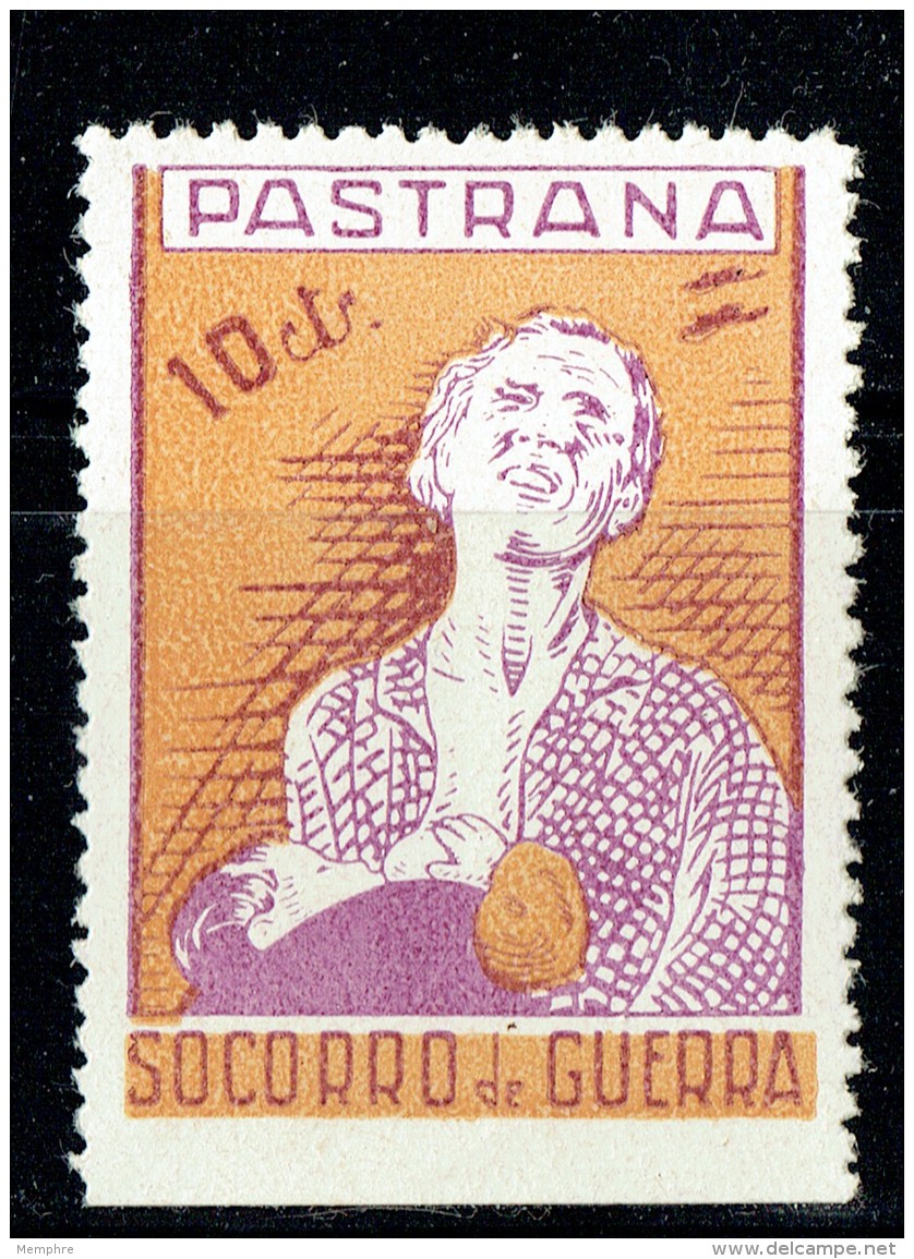 PASTRANA Coccorro De Guerra 10 Cts  (*) - Viñetas De La Guerra Civil