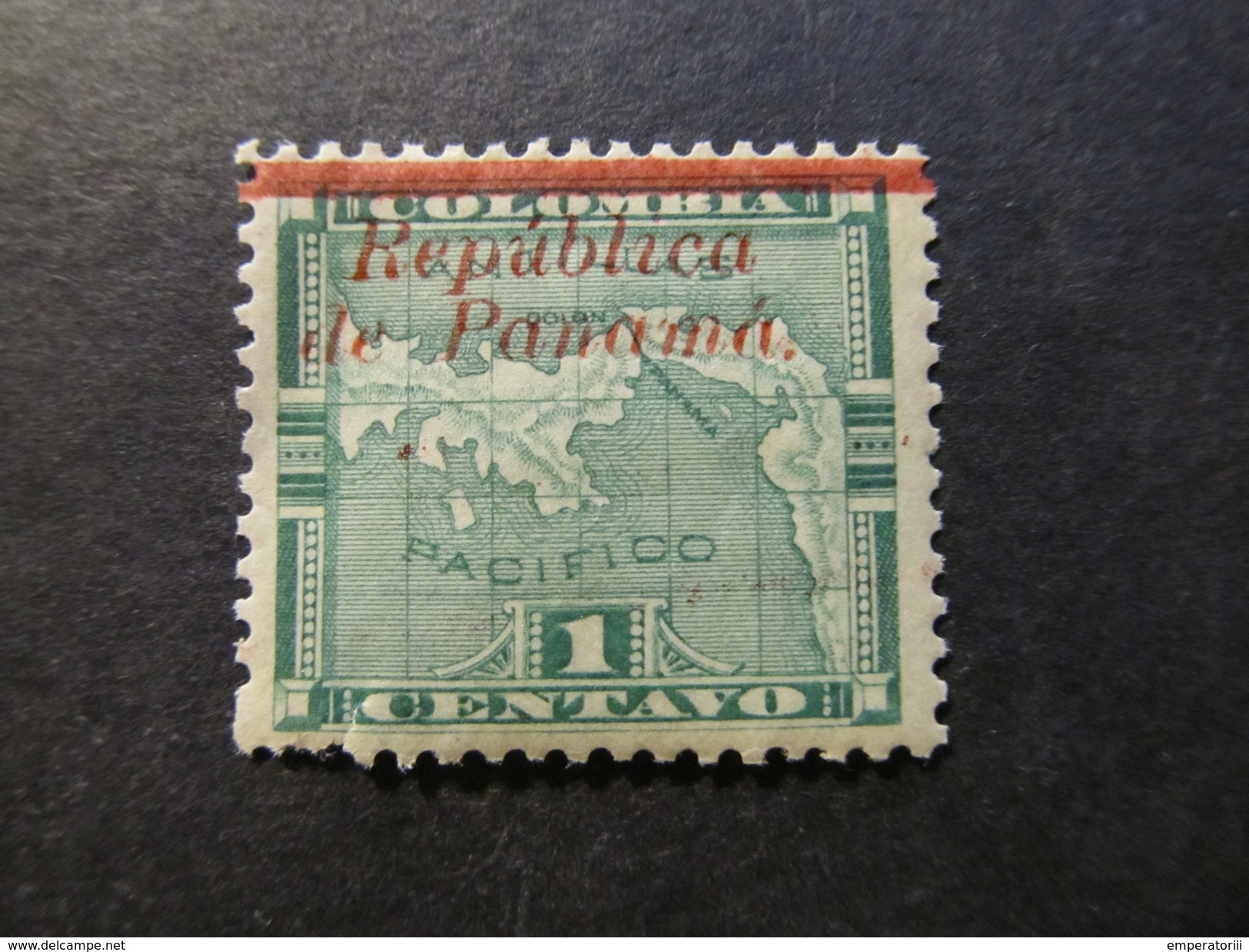 1903/04 - PANAMA - SURCHARGED IN CARMINE - SCOTT 129 A4 1C - Panama