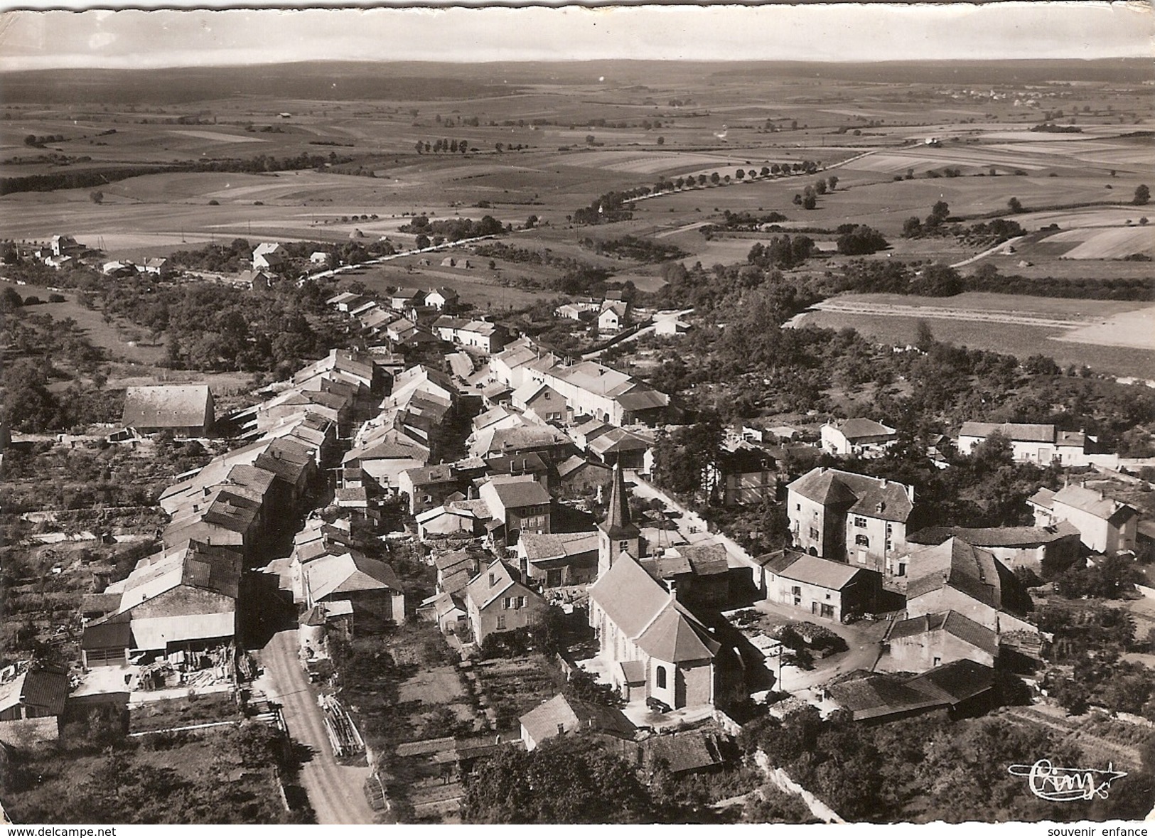 CP Richecourt Le Chateau Vue Generale Aérienne 57 Moselle - Rechicourt Le Chateau