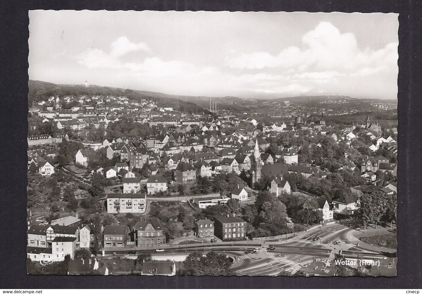 CPSM ALLEMAGNE - WETTER - ( Ruhr ) - Très Jolie Vue Générale Du Village - Détails Des Maisons - Wetter