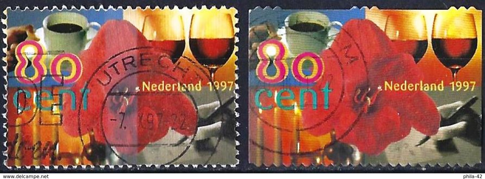 Netherlands 199799 - Greeting Stamp ( Mi 1617.1735 - YT 1590.1708 ) - Oblitérés