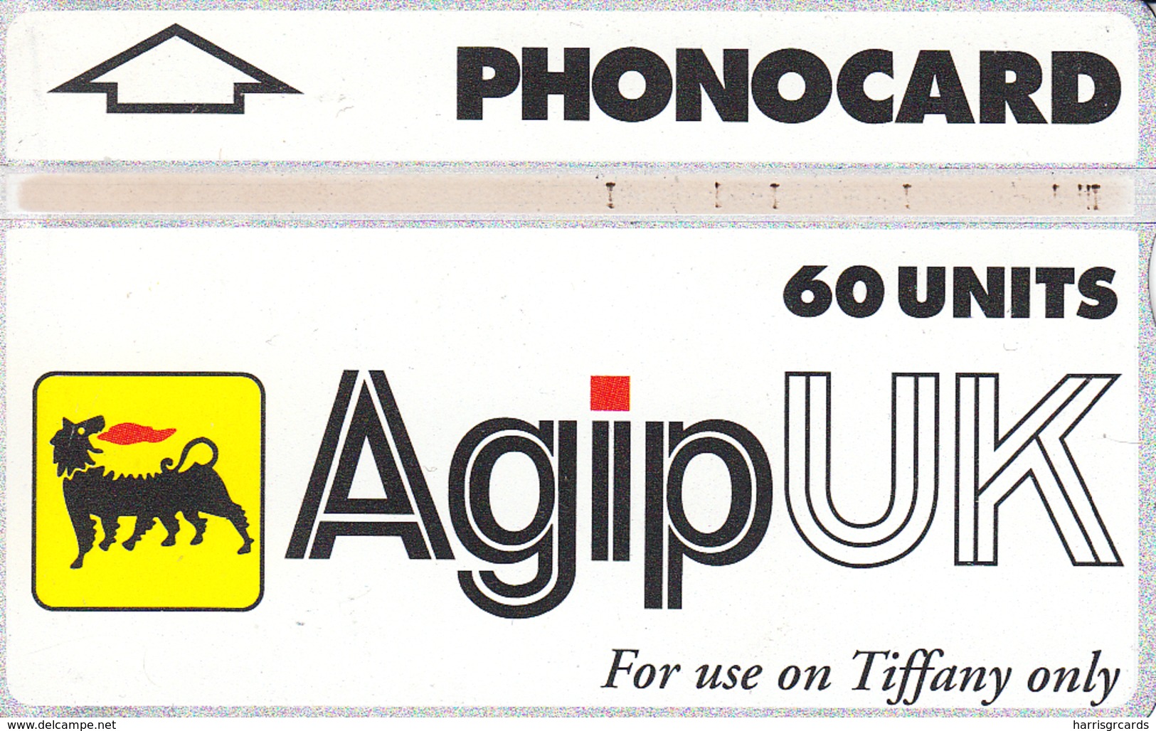 UK (L&G) - Agip 60 Units, 15.000 Tirage, CN : 560K, Used - Boorplatformen