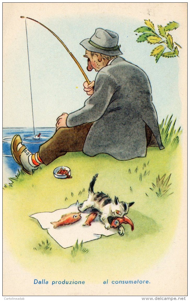 [DC9758] CPA - HUMOR - ILLUSTRATION - DALLA PRODUZIONE ALCONSUMATORE - Non Viaggiata - Old Postcard - Humor