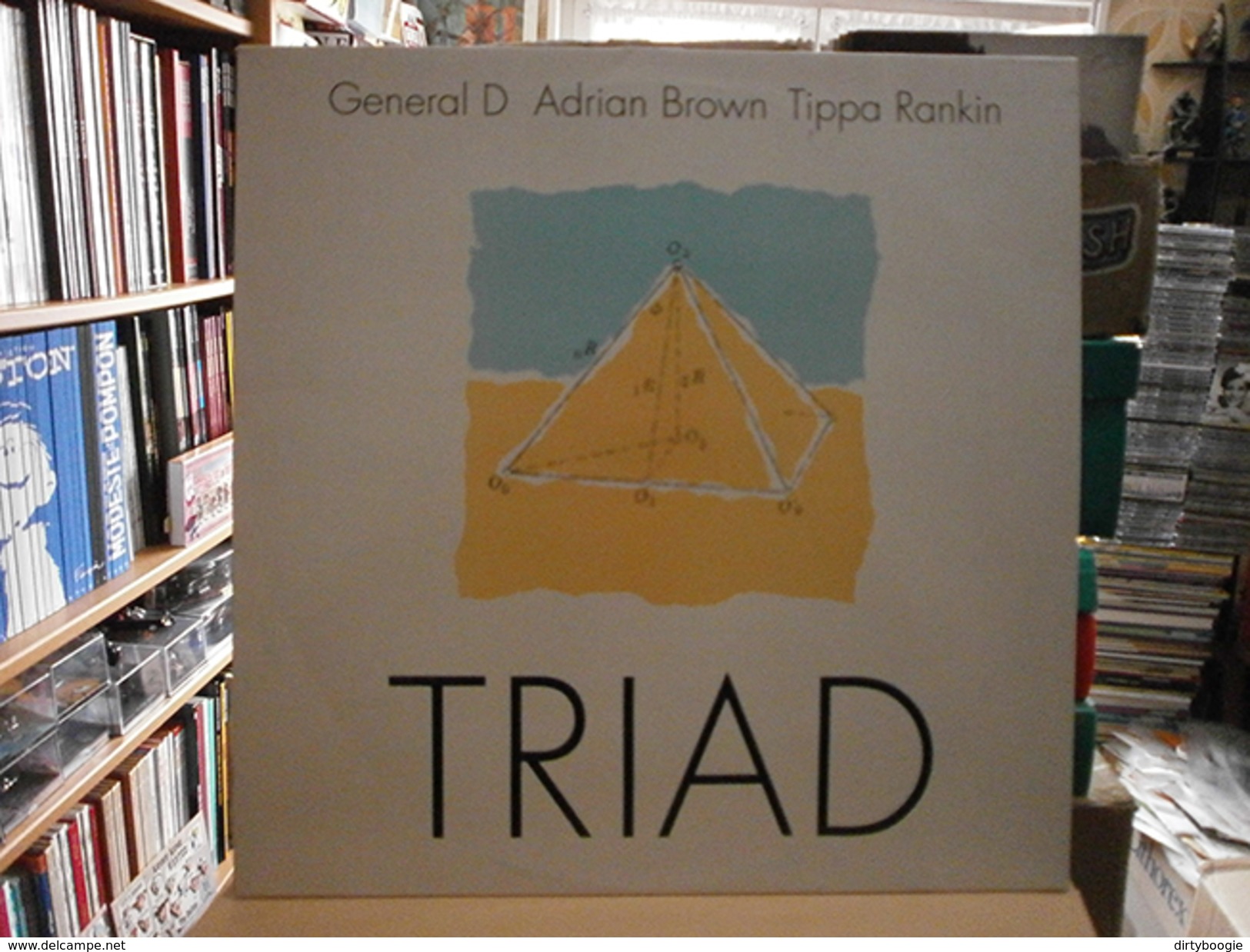 TRIAD - LP - NUBIAN RECORDS - GENERAL D - Adrian BROWN - Tippa RANKIN - BLACK ROOTS - REGGAE - Reggae