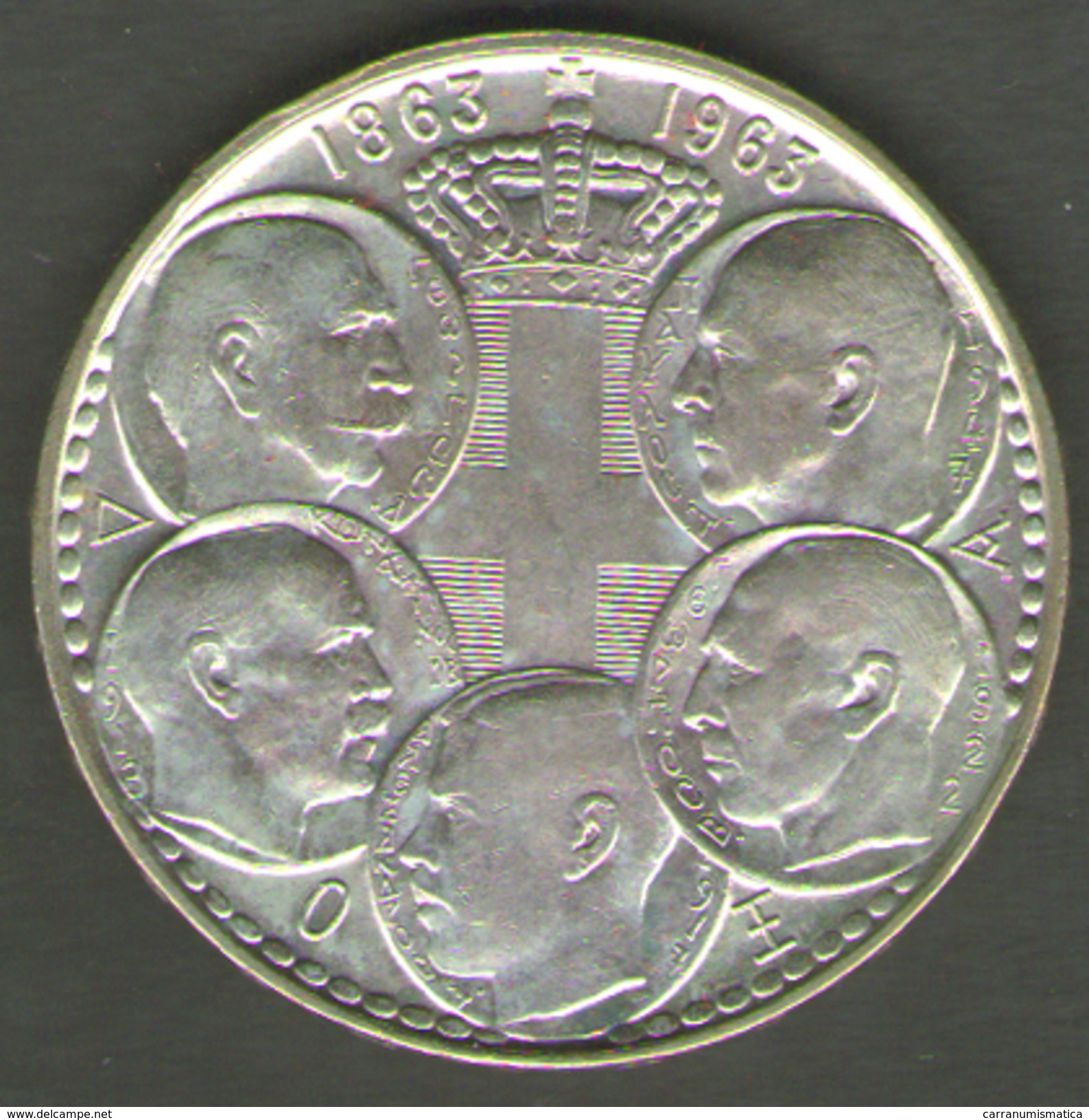 GRECIA 30 DRACHME 1963 AG SILVER - Grecia