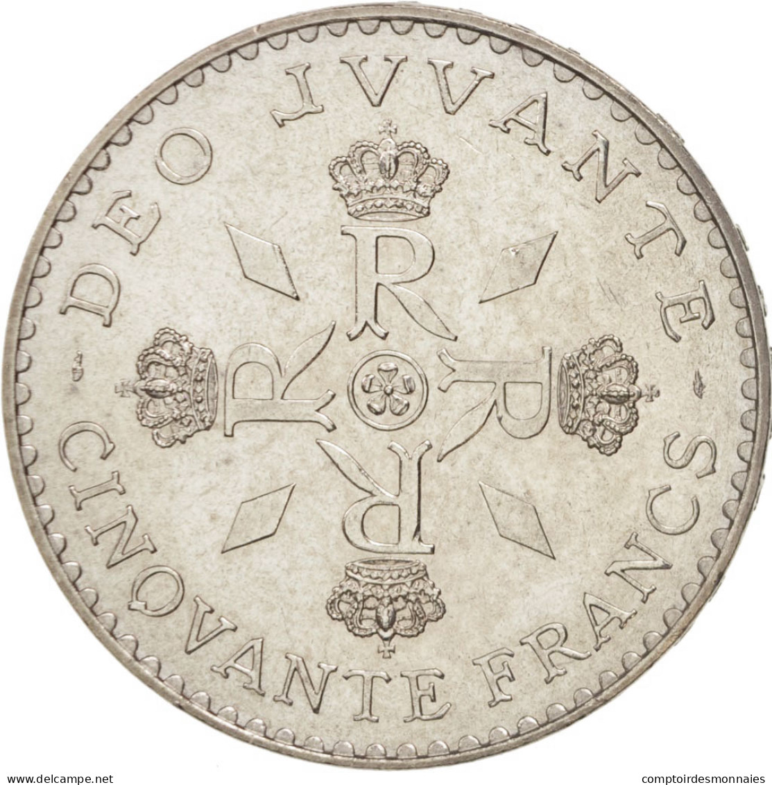 Monnaie, Monaco, Rainier III, 50 Francs, 1974, SPL, Argent, KM:152.1 - 1960-2001 Nouveaux Francs