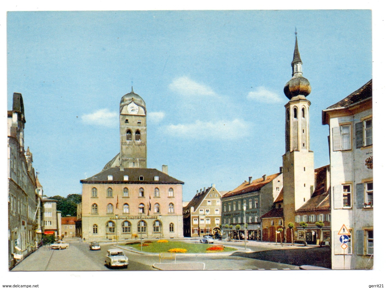 8058 ERDING, Schrannenplatz, Sparkasse - Erding