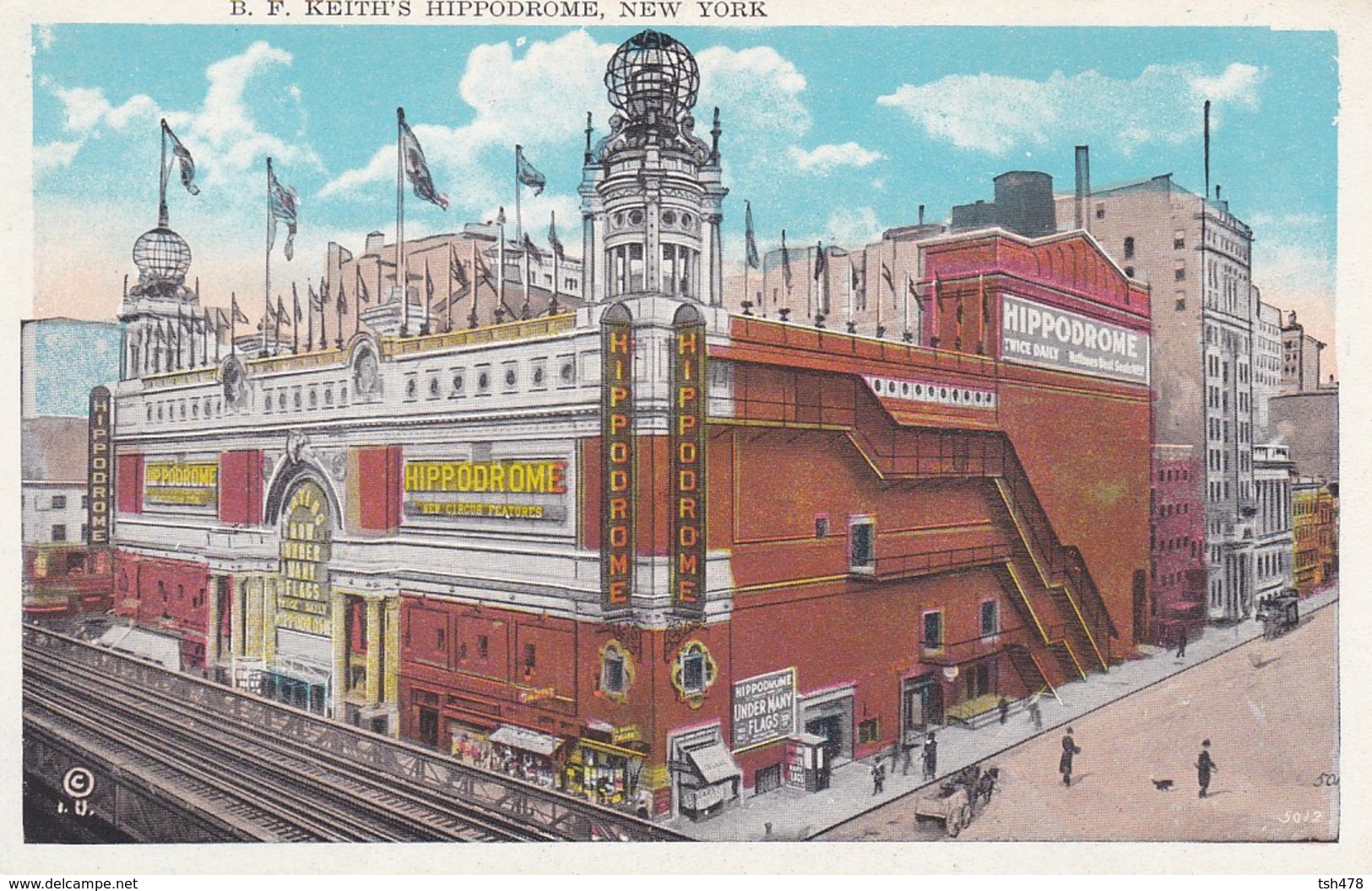 NEW YORK----B. F. Keith's Hippodrome New York----voir 2 Scans - Autres & Non Classés