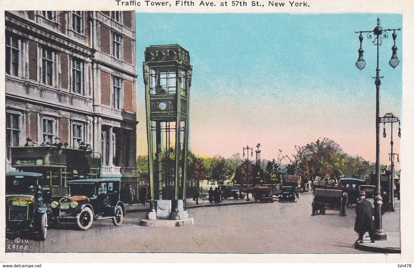 NEW YORK----RARE----traffic Tower,fifth Ave. At 57th St., New York----voir 2 Scans - Autres & Non Classés