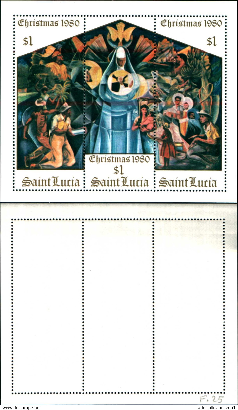 86731) ST. LUCIA 1980  Christmas Natale  -MNH - VEDI FOTO - St.Lucia (1979-...)