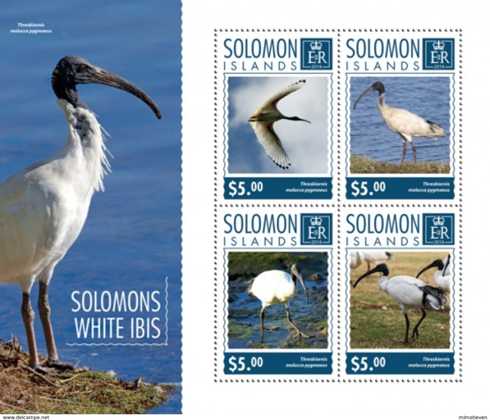 MDB-BK8-454-2+3 MINT PF/MNH ¤ SOLOMON ISL. 2014 KOMPL. SET ¤ IBIS BIRDS OF THE WORLD OISEAUX BIRDS AVES VOGELS VÖGEL - Kranichvögel
