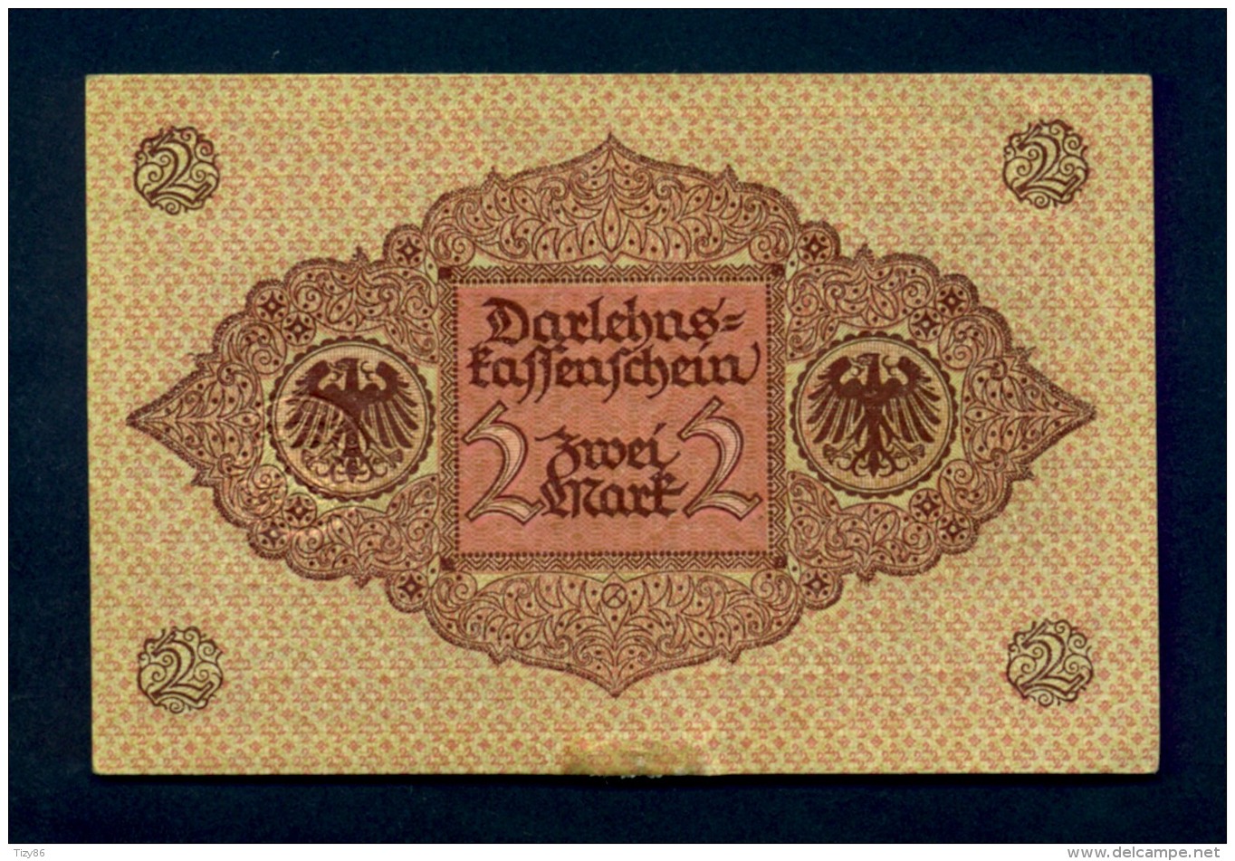 Banconota Germania 2 Mark  1920 - A Identifier