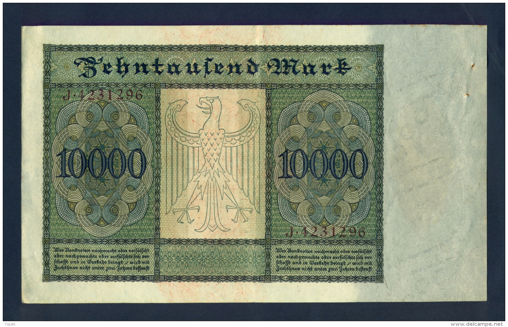 Banconota Germania 10.000 Mark - Zu Identifizieren