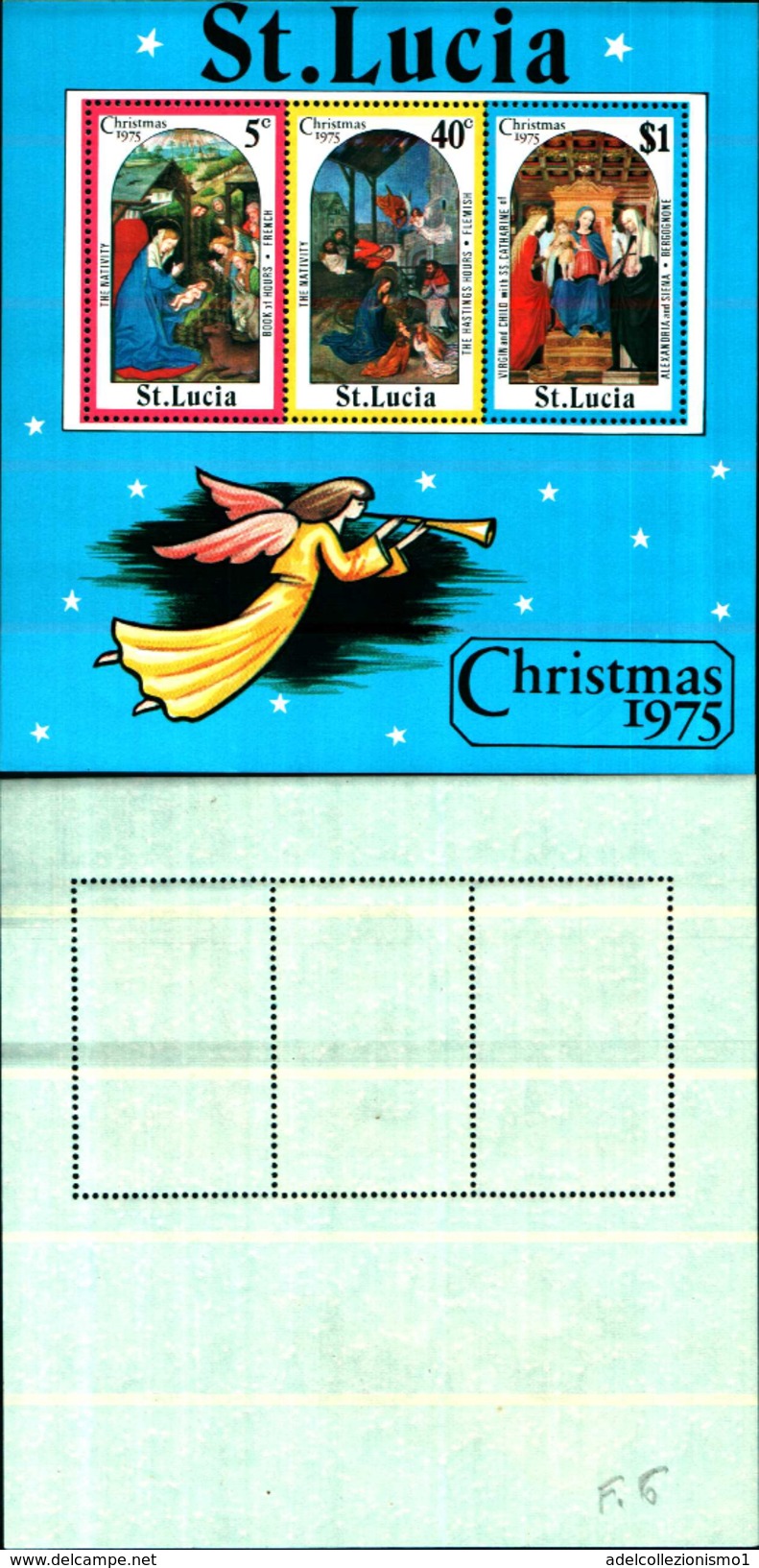 86733) ST. LUCIA 1975  Christmas Natale  -MNH - VEDI FOTO - St.Lucia (1979-...)