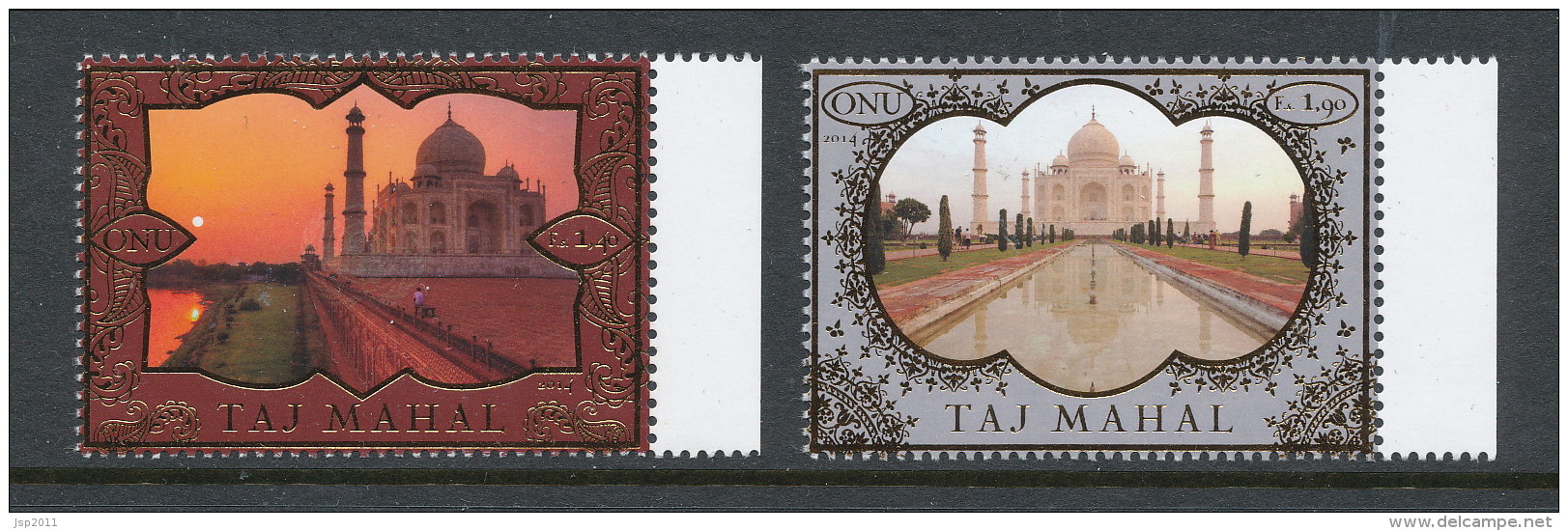 UN Geneva 2014 Cat # 582-583. Heritage: India. MNH (**) - Nuovi