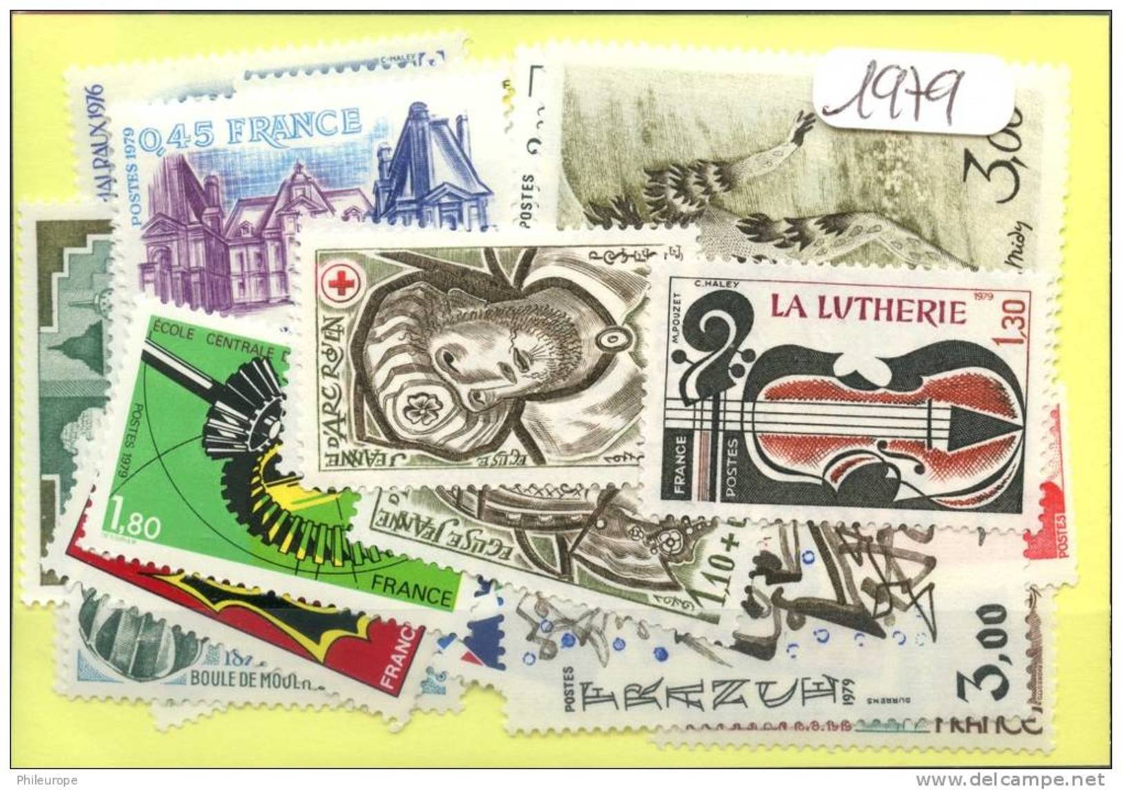 France  Années Completes Neuves ** Luxe 1979 (47 Timbres) - 1970-1979