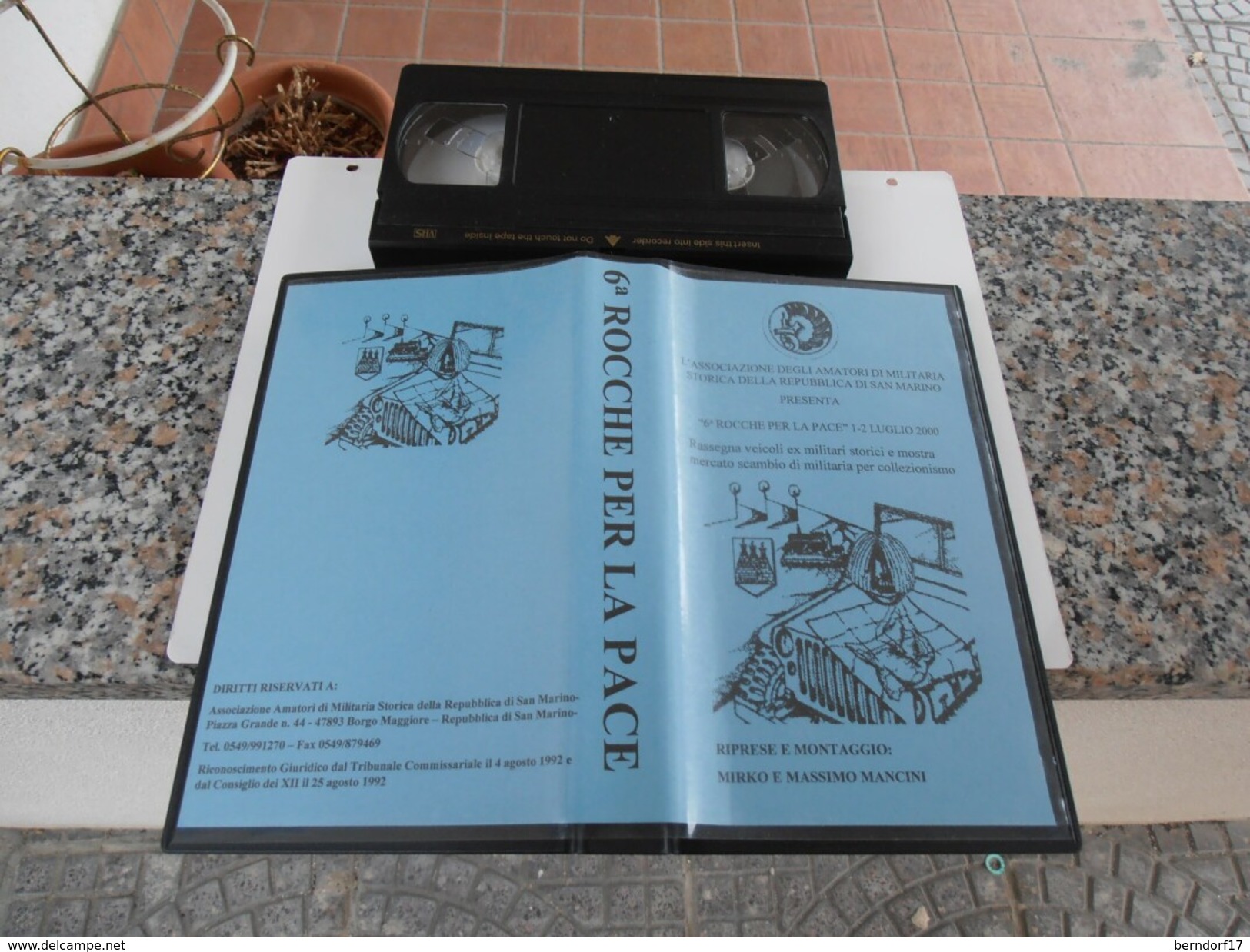 Repubblica Di San Marino - Rocche Per La Pace - VHS - Historia