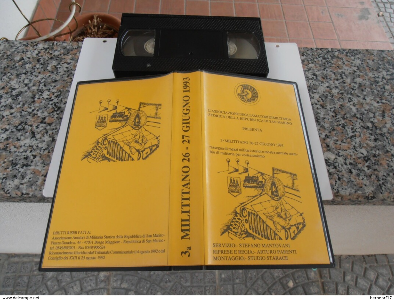 Repubblica Di San Marino - Milititano - VHS - Geschiedenis