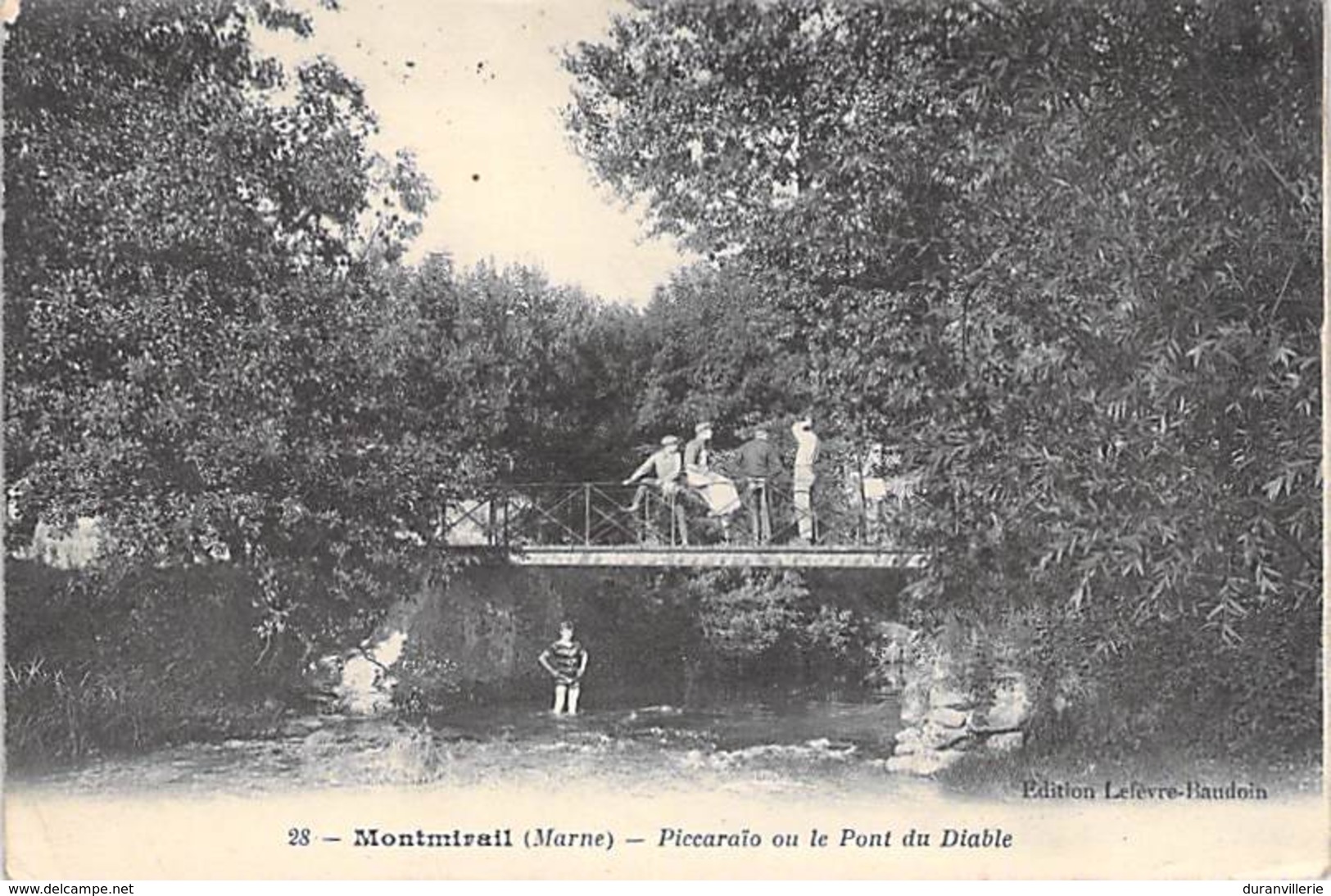 51 - MONTMIRAIL. Piccarïo Ou Le Pont Du Diable. (animée) - Montmirail